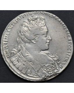 1 рубль 1731 года "портрет с брошью на груди"