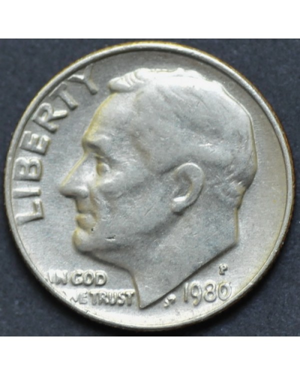 10 центов (1 дайм) 1980 года P США