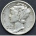10 центов (1 дайм) 1941 года США
