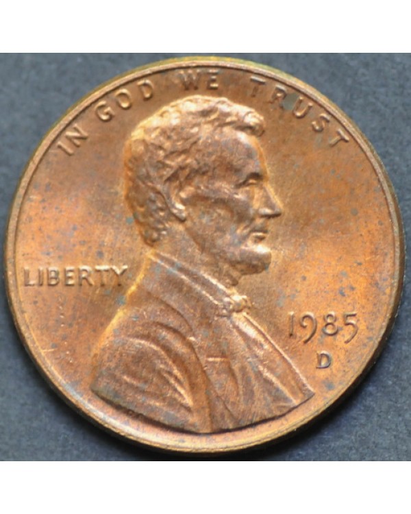 1 цент 1985 года D США