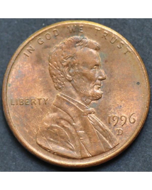 1 цент 1996 года D США