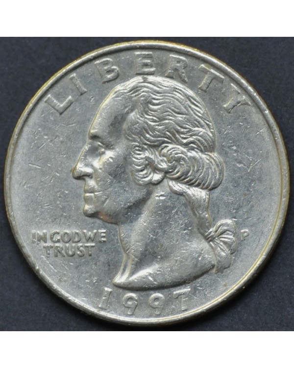 25 центов (квотер) 1997 года США P