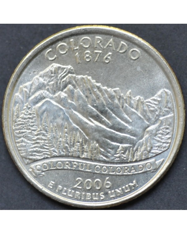 25 центов (квотер) "штат Колорадо" 2006 года США 