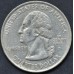 25 центов (квотер) "штат Род-Айленд" 2001 года США 