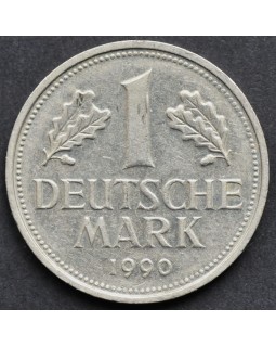 1 марка 1990 года ФРГ