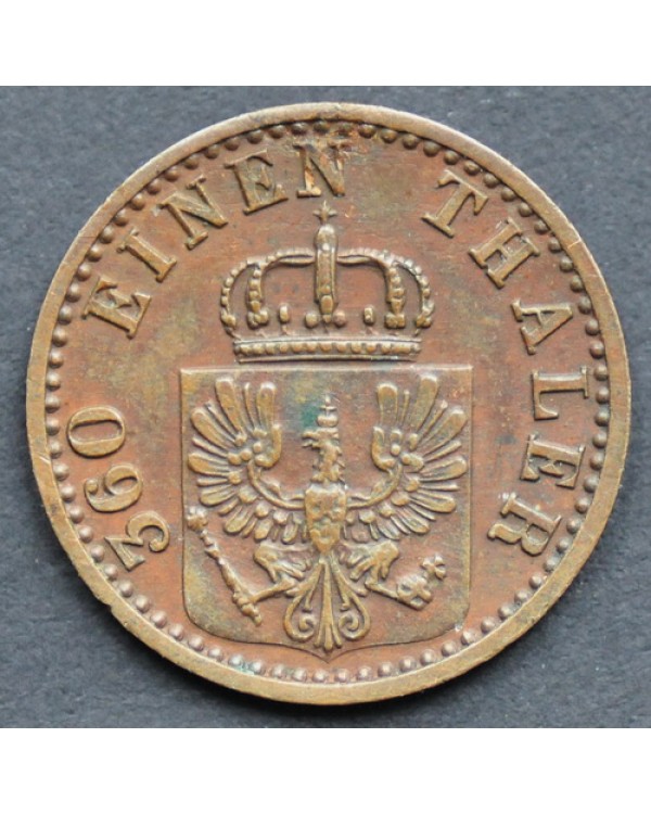 1 пфеннинг 1870 года Пруссия 